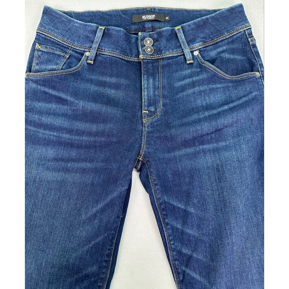 Hudson Park Skinny Jeans Women’s Dark Wash Mid Rise Stretch Denim Size 29 - Picture 5 of 13